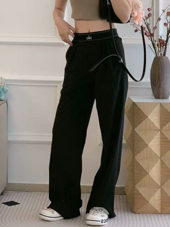 ALO Yoga Pants - NWT🌻ALO Yoga Suit Up Trouser Black 😘 Regular 30 inches